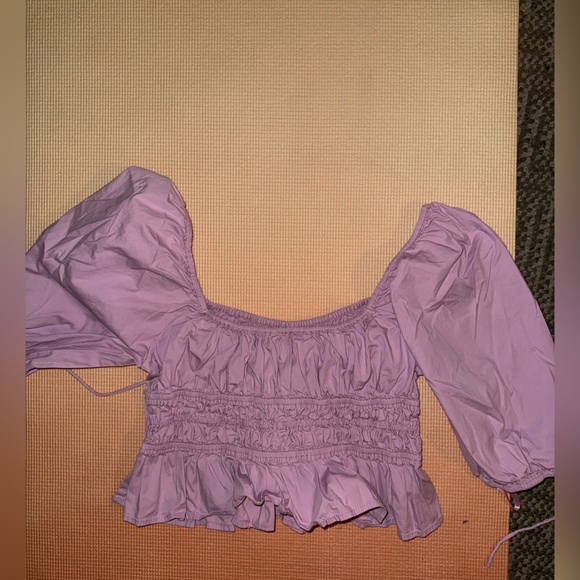 Staud Lavender Faye Top size 10 rent the runway - Picture 5 of 5